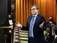 Minister of Natural Resources Jonathan Wilkinson rises during question period in the House of Commons on Parliament Hill in Ottawa on Friday, April 8, 2022.