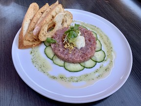 Tuna tartare at J'TM Resto Bar on Clarence Street
