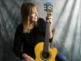OTTAWA - Almonte luthier Linda Manzer built this sunflower-themed guitar as a fundraiser to raise money for refugees from Ukraine. The guitar is travelling around North American and Europe, passing hand to hand among musicians, and will eventually reach Ukraine.