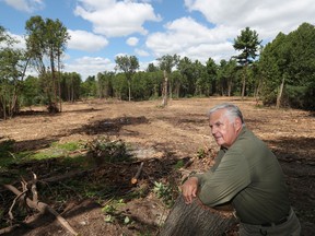 John Podgorski is livid that the City of Ottawa has "clear cut" a chunk of Hazeldean Woods because of damage from the May 21 wind storm that struck the region.