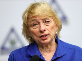 In this file photo, Maine Gov. Janet Mills speaks at a news conference.