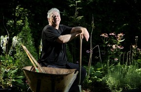 Gardening guru Ed Lawrence, has retired after 40 years working with CBC call-in shows. Photographed in his own garden at his home in Almonte.