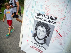 The Ottawa Terry Fox Run in support of cancer research was held along Colonel By Drive on Sunday, Sept. 18, 2022.