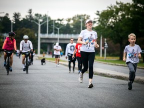 The Ottawa Terry Fox Run in support of cancer research was held along Colonel By Drive on Sunday, Sept. 18, 2022.