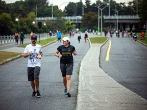 The Ottawa Terry Fox Run in support of cancer research was held along Colonel By Drive on Sunday, Sept. 18, 2022.