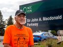 Algonquin spiritual guide Albert Dumont is planning a march along the Sir John A. Macdonald parkway on Sept. 30 — the National Day for Truth and Reconciliation —to urge authorities to change the roadway's name. 