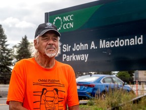 Algonquin spiritual guide Albert Dumont is planning a march along the Sir John A. Macdonald parkway on Sept. 30 — the National Day for Truth and Reconciliation —to urge authorities to change the roadway's name.