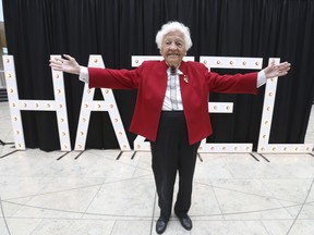 Former Mississauga mayor Hazel McCallion: still active in public life at 101 years of age.
