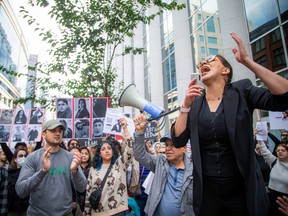 The Iranian community in Ottawa gathered on Sunday and marched in solidarity with the Iranian people in their protest against the oppressive regime of the Islamic Republic following the death of Mahsa Amini.