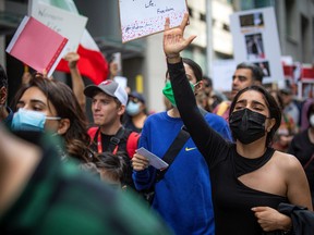 The Iranian community of Ottawa came together Sunday and marched in solidarity with the Iranian people in their protest against the oppressive Islamic Republic regime after the death of Mahsa Amini.