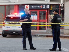 A person was stabbed and killed at the St. Laurent Centre OC Transpo bus stop Sept. 16, and others were injured.