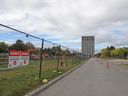 The Tunney's site west of downtown covers 121 acres north of Scott Street and the light-rail transit station that shares its name, east of Parkdale Avenue and south of the Sir John A. Macdonald Parkway.