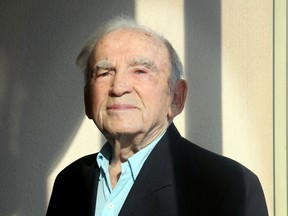File photo: Alex Polowin joined WWII at 17 lying about his age, served on HMCS Huron, survived six perilous convoy trips to Murmansk and participated in D-Day. He spoke about war to more than 200 audiences during his lifetime.
