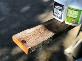 Oxygen-based stain removers like this one are effective at removing unwanted staining, while leaving existing colours unchanged. The best versions are also non-toxic and odour-free