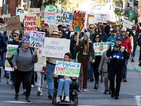 Climate Strike March through downtown.