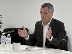 Mayoral candidate Mark Sutcliffe sat down with this newspaper's editorial board on Tuesday, Sep. 27, 2022.