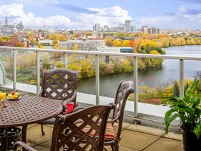 Residents enjoy spectacular views of the Rideau River, Parliament Hill and downtown Ottawa. SUPPLIED