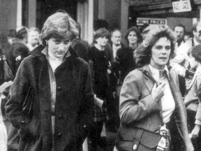 Diana and Camilla Parker Bowles in 1980.