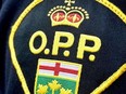 Close up of an OPP badge.