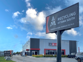 The new metal recycling centre on 6638 Bank Street. PHOTO SUPPLIED.