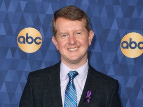 Ken Jennings attends ABC's Winter TCA 2020 Press Tour in Pasadena, California.