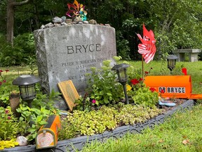 The gravesite of Peter Henderson Bryce 1853-1932, and his wife Kate, at the Beechwood Cemetery.