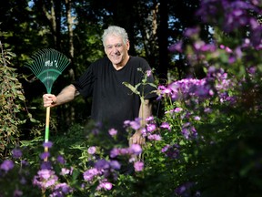 Gardening guru Ed Lawrence, photographed in his own garden at his Almonte home, has retired from his 40-year gig with CBC call-in shows.