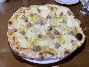 Patate pizza at Retro Gusto on Preston Street