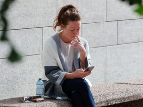 File photo: Chelsea Hillier pictured outside the Ottawa Court House in September.