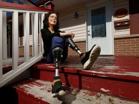 Christine Caron went through rehabilitation to learn to walk and live with prosthetic limbs, but it was another five years before she fully recovered from post-sepsis brain fog and speech problems.