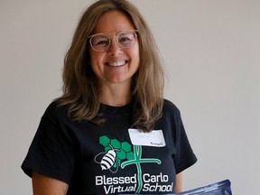“We talk to families a lot. Families are heavily invested in education in virtual schooling,” said Michelle McGarry, principal of Blessed Carlo. Tony Caldwell/Postmedia.