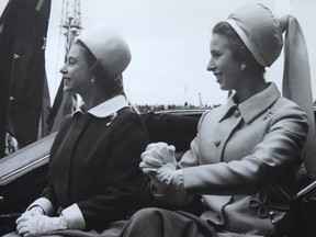 Lynn Ball’s favourite image of Queen Elizabeth II, showing the monarch and Princess Anne arriving for the closing ceremonies of the 1970 Commonwealth Games in Edinburgh, Scotland, was never published at that time.