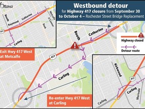Detours in place for Rochester Street Bridge replacement