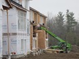 New construction in Kanata on Oct. 25, 2022