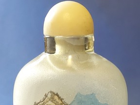 Painted snuff bottle.