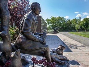 The National Artillery Monument, originally unveiled in Major's Hill Park in 1959, was moved to Green Island in 1997. In May of 2015, a larger-than-life statue of John McCrae, marking the 100th anniversary of In Flanders Field, was added.