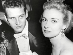 Paul Newman and Joanne Woodward, after she won the Academy Award for Best Actress for her role in The Three Faces of Eve in 1958.