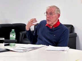Mayoral candidate Bob Chiarelli met with the editorial board of the Ottawa Citizen on Monday, October 3, 2022.