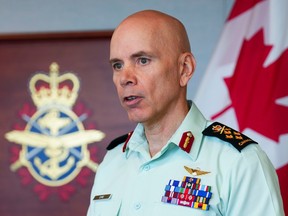 Chief of Defence Staff Gen. Wayne Eyre has been pushing for companies to switch to what he is calling a “war footing” so weapons production can be ramped up both for Ukraine and to replenish Canadian military stocks.