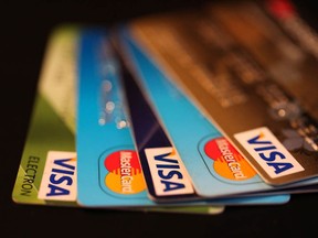 File photo of credit cards.