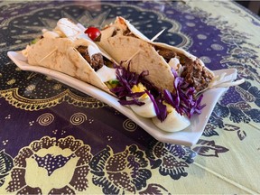 Beef rendang tacos at Djakarta Taste in the Hull section of Gatineau