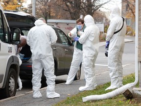 The Ottawa Police Service homicide unit was investigating the death of an elderly woman found at 1230 Bowmount St. on Monday.