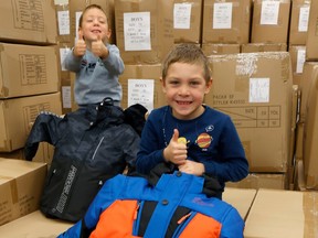 The Snowsuit Fund  launched its new season in Ottawa on Wednesday. Ukrainian refugees Zakhar Stankevych, 4, and Ostap Stankevych, 6, received their new snowsuits during a news conference Wednesday.