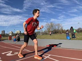 Jay Sneddon, who is on the autism spectrum, is a competitive runner.