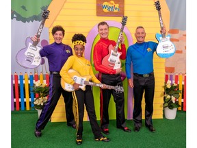 Superstar child group The Wiggles are putting on three shows at Centrepointe Theater on Thursday as part of a tour of Canada to introduce new Wiggle Tsehay Hawkins.
