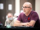 Jim Pot, minister at the Knox Presbyterian Church spoke at the Ottawa People's Commission about his experience during the 