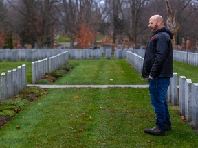 Jean-Claude Robichaud at Beechwood Cemetery.