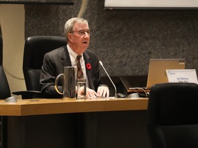 Mayor Jim Watson presided over his final council meeting on Nov. 9, 2022.