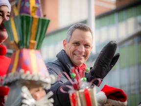 New Mayor Mark Sutcliffe took part in the parade for the first time in his new role.ASHLEY FRASER/Postmedia