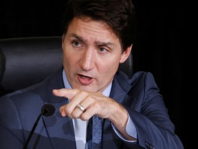 Prime Minister Justin Trudeau testifies at the Public Order Emergency Commission on Friday, Nov. 25.